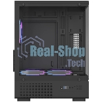 Корпус Formula Crystal Z1CM Plus AR v2 черный без БП mATX 5x120мм 1xUSB3.0 audio bott PSU