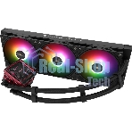 Водяное охлаждение для процессора Water Cooling System Thermalright Frozen Warframe 360 Ultra черный Argb (360мм, черный, ARGb/Fans: 3x120мм, 70.84CFM, 22.1dBA, 2000RPM/Pump height 60мм, 23dBA, 3000RPM, Rad thickness 27mm/S: 1200, 1700, 1851, 2011, 2066, 115X, AM5, AM4)