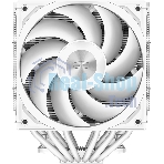 Кулер для процессора PCCooler RZ620 WH (260W, 4-pin PWM, 158мм, Al/Cu, 6x6мм, 2x120мм, 86.73CFM, 32dBA, 1800RPM, S: 1851/1700/1200/115X, AM5/AM4, белый)