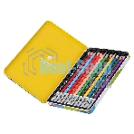 Карандаши цветные Deli Color Emotion EC00205 EC00205, липа, 12 цветов, коробка металлическая
