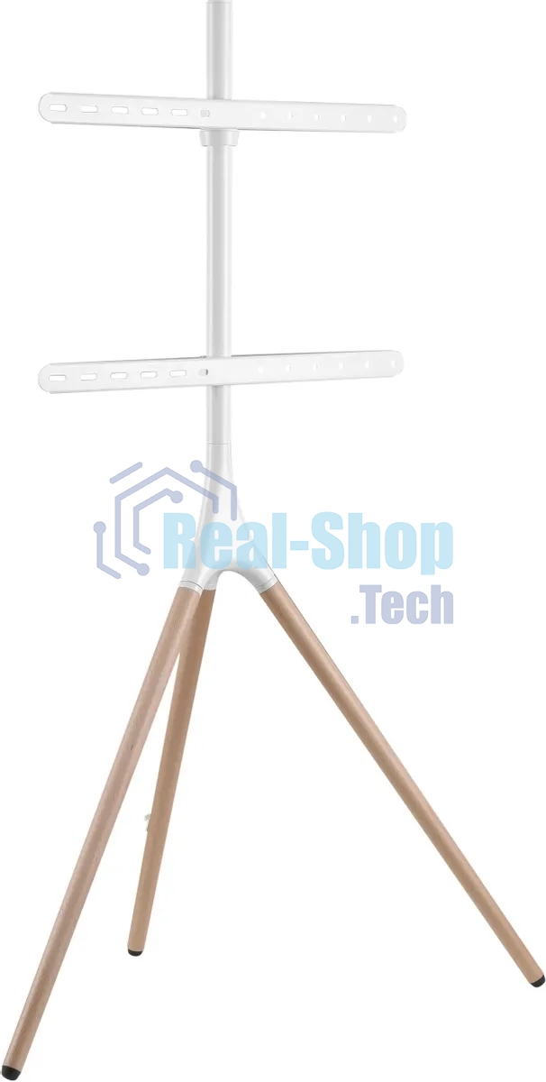 Подставка для телевизора Cactus CS-ST1246WTBCH белый/береза, 45