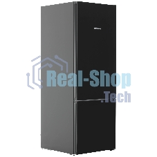 Холодильник Bosch KGN56LB31U черный двухкамерный 279/87л морозилка снизу, No Frost
