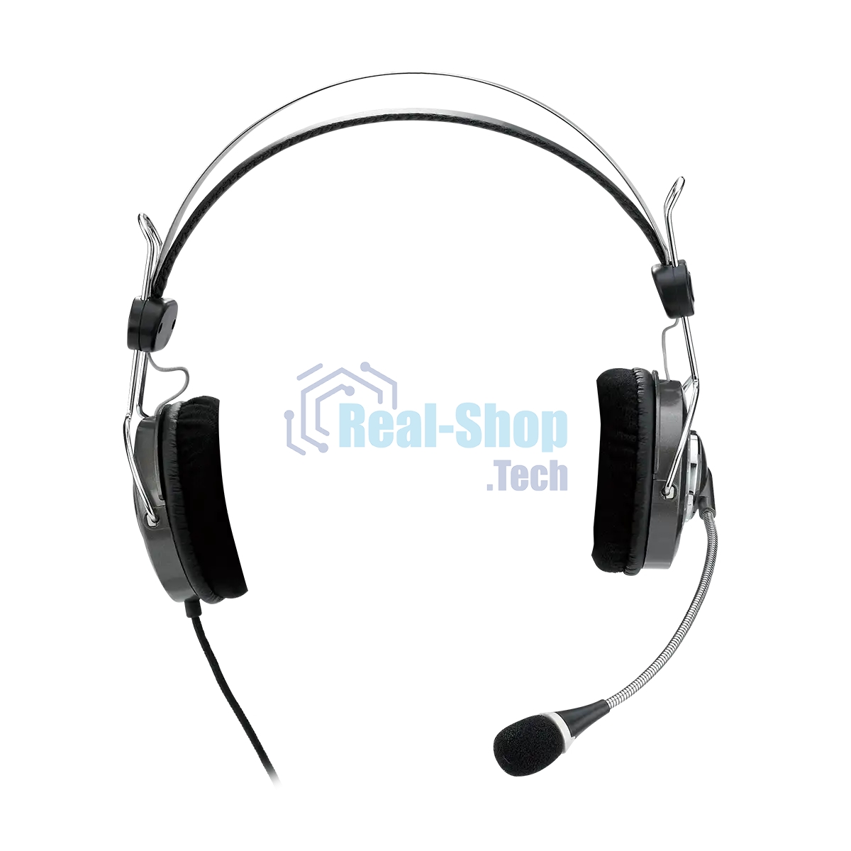 Гарнитура Genius HS-04SU черный/серый, проводная