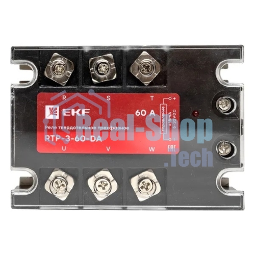 Реле твердотельное трехфазное RTP-60-DA PROxima EKF rtp-3-60-da