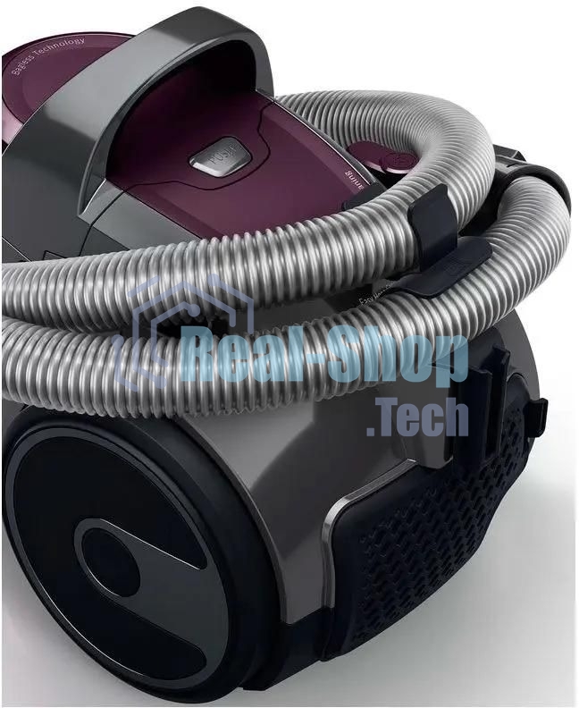 Пылесос Bosch BGC05AAA1 фиолетовый/черный, 350/700 Вт, уборка сухая, пылесборник контейнер 1.5 л
