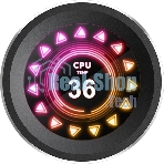 Водяное охлаждение для процессора SAMA Q60 Black (360мм, LED temp., черный, ARGb/Fans: 3x120мм, 86CFM, 30dBA, 2600RPM/Pump height 64мм, 30dBA, 2800RPM, Rad thickness 27мм/S: 1851, 1700, 1200, 20XX, 115X, AM5, AM4)