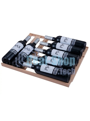 Винный шкаф Libhof SMD-110 черный, 318 л, 2 отсека, 110 бут., класс A