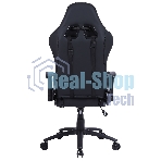 Кресло Cactus CS-CHR-030BL черный, экокожа, подголовник