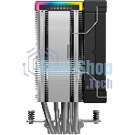 Кулер для процессора DEEPCOOL AK500S DIGITAL SE LGA20XX/1700/1200/115X/AM5/AM4 (12шт/кор, TDP 240W, PWM, Fan 120мм, 5 тепл. трубок, Copper Base, черный) RET (R-AK500S-BKADMN-GJD)
