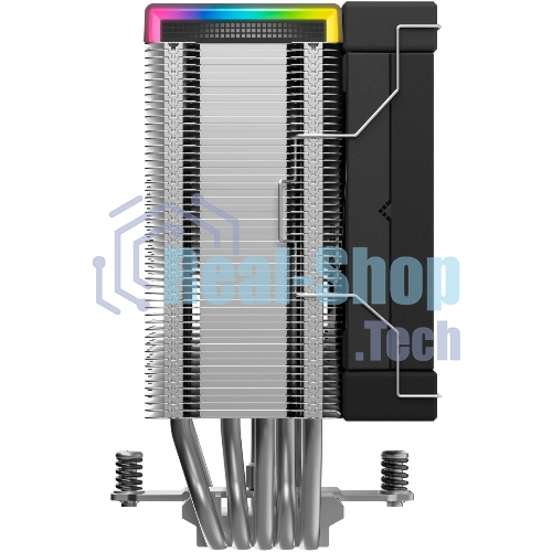 Кулер для процессора DEEPCOOL AK500S DIGITAL SE LGA20XX/1700/1200/115X/AM5/AM4 (12шт/кор, TDP 240W, PWM, Fan 120мм, 5 тепл. трубок, Copper Base, черный) RET (R-AK500S-BKADMN-GJD)