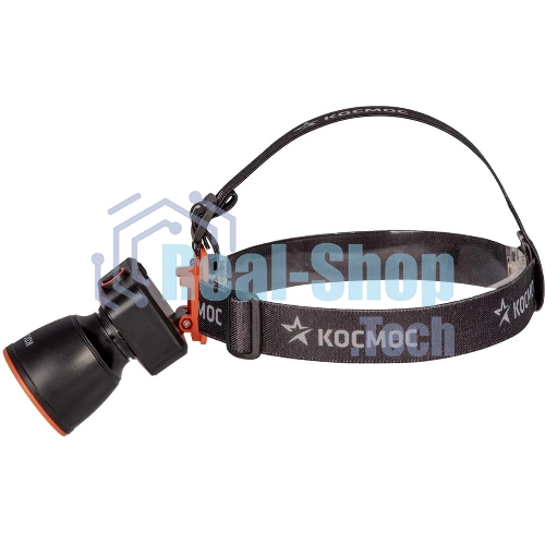 Фонарь налобный аккумуляторный КОСМОС KOC531Lit черный