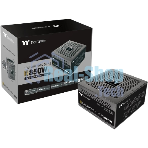 Блок питания Thermaltake Toughpower GF A3 PS-TPD-0850FNFAGE-H, 850Вт, 80 PLUS Gold, 120мм, модульный, черный