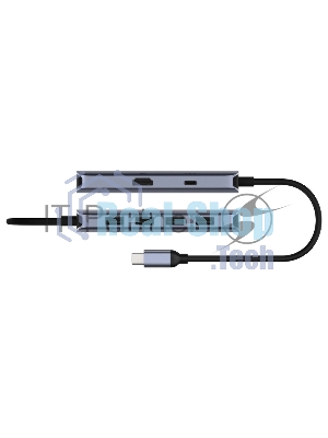 USB-концентратор Cudy UH500, USB Type-C, HDMI + USB-A + USB Type-C port for PD Charging, адаптер/ USB Type-C