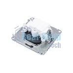 Механизм розетки 1-м СП AtlasDesign 16А IP20 без заземл. грифель
