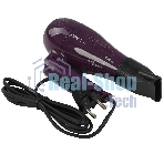 Фен Scarlett SC-HD70T24 фиолетовый/черный, 850 Вт, компактный