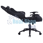 Кресло Cactus CS-CHR-030BL черный, экокожа, подголовник