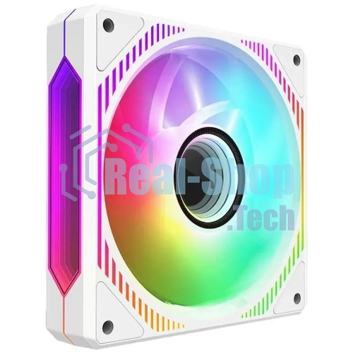 Вентилятор для корпуса Alseye Mirror-W-P белый, 120 мм, 2000 об/мин, 35.2 дБ, 4 pin