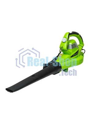 Воздуходувка-пылесос садовый электрический Greenworks BL3000, 220 В, 3000 Вт 2406507