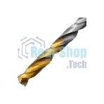 Сверло спиральное по металлу Denzel 5,5 x 93мм, Р6М5, Golden Tip