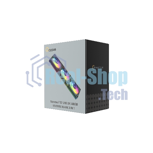 Комплект реверсных вентиляторов Gamma F12 UNI BK ARGB REVERSE BLADE 3in1