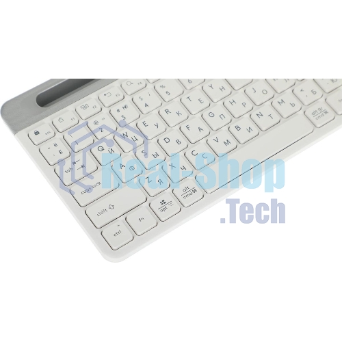 Клавиатура беспроводная A4Tech Fstyler FBK25, USB, Bluetooth/Радиоканал, белый/серый