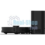 Робот-пылесос Haier HSR Pro R2B черный, 2600 мAч Li-Ion, уборка сухая/влажная, пылесборник контейнер 0.3 л