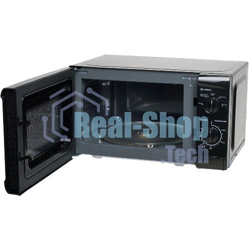 Микроволновая печь Oasis MW-70UB черный, 20 л, 700 Вт, переключатели - поворотный механизм