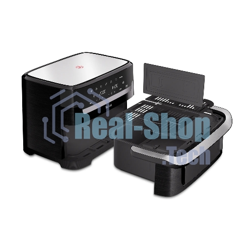 Аэрогриль Tefal Dual Easy Fry Flex EY9228E0 черный, 2700 Вт, 9 л, сенсор, 6 программ