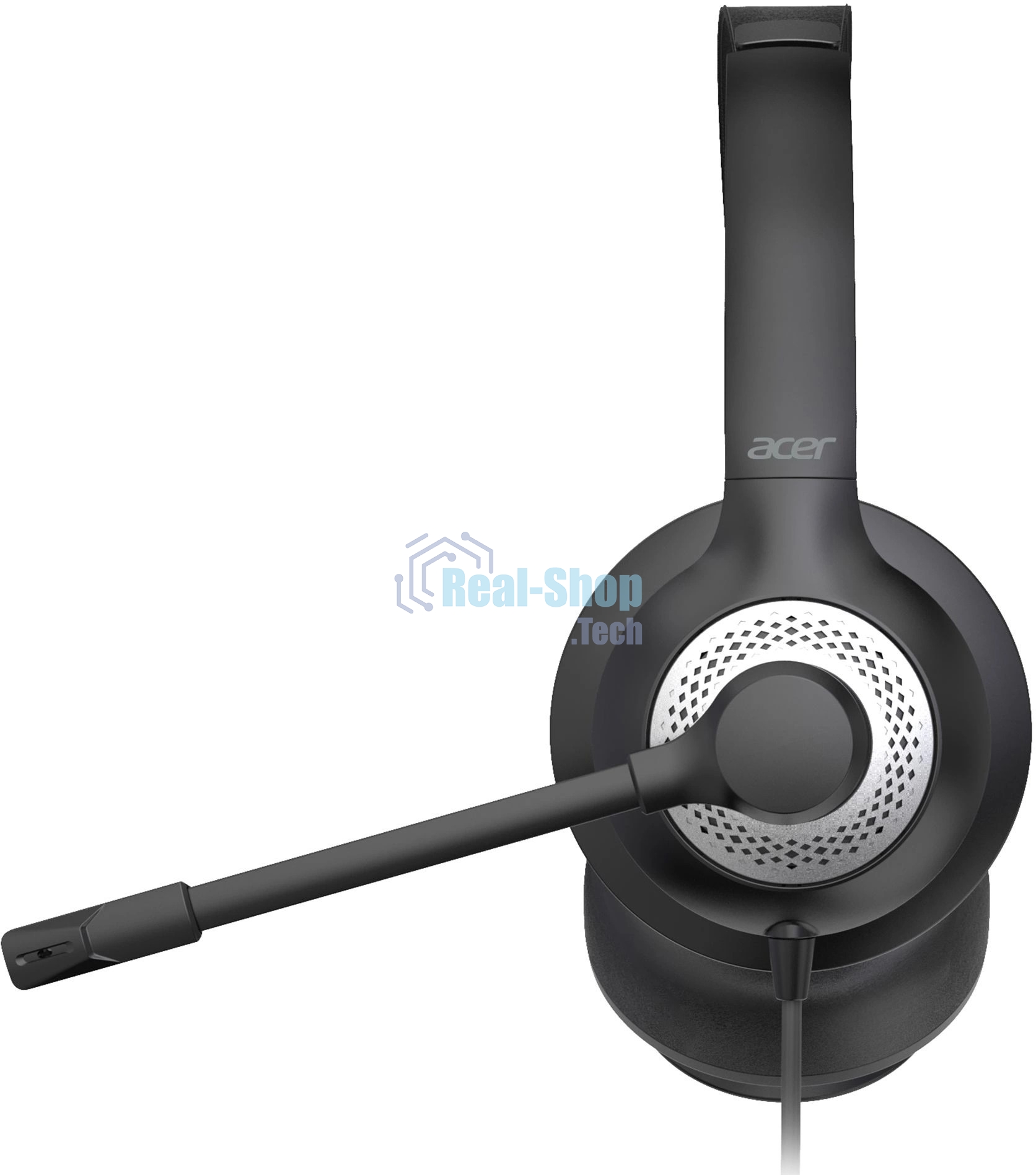 Гарнитура Acer OHW309 чёрный, проводная, USB/mini jack 3.5 мм