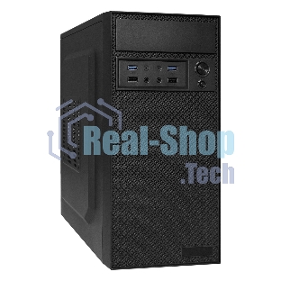 Компьютерный корпус Minitower ExeGate BAA-109U2-UNS350 (mATX, БП UNS350 с вент. 12см, 2*USB+2*USB 3.0, аудио, черный)