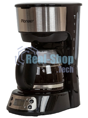 Кофеварка капельная Pioneer CM053D серебристый/черный, исп. кофе - молотый, 0.75 л, 600 Вт