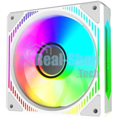 Вентилятор для корпуса Alseye Mirror-W-P белый, 120 мм, 2000 об/мин, 35.2 дБ, 4 pin