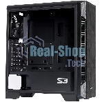 Компьютерный корпус MidiTower Zalman S3 TEMPERED GLASS WINDOW black