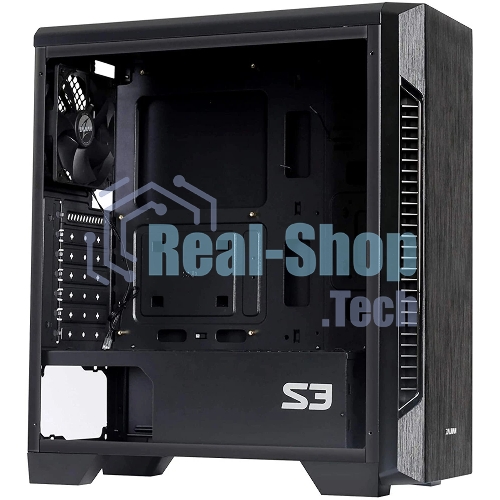 Компьютерный корпус MidiTower Zalman S3 TEMPERED GLASS WINDOW black