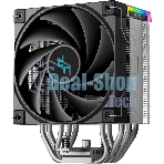 Кулер для процессора DEEPCOOL AK500S DIGITAL SE LGA20XX/1700/1200/115X/AM5/AM4 (12шт/кор, TDP 240W, PWM, Fan 120мм, 5 тепл. трубок, Copper Base, черный) RET (R-AK500S-BKADMN-GJD)
