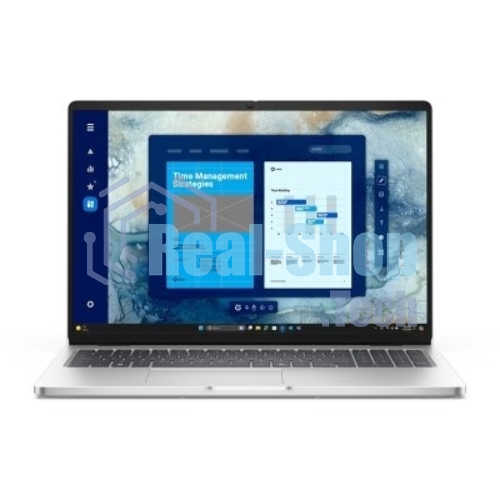 Ноутбук DELL 16 Pro Ultra 7 265U 16” 16:10 FHD+ (1920 x 1200),60Hz,IPS,Non-Touch, AGl,300 nit,16GB DDR5,512GB SSD Intel graphics,Backlit,2y,Linux,1,9kg,KB Eng