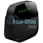 Роутер беспроводной D-Link DSL-2640U/R1A ADSL2+ черный (Annex A)