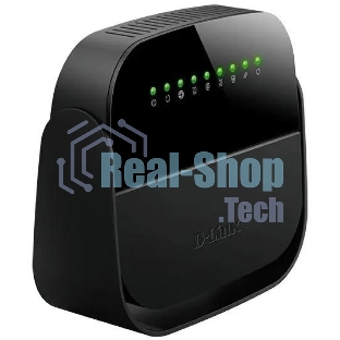 Роутер беспроводной D-Link DSL-2640U/R1A ADSL2+ черный (Annex A)
