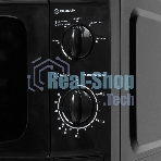 Микроволновая печь Oasis MW-70UB черный, 20 л, 700 Вт, переключатели - поворотный механизм