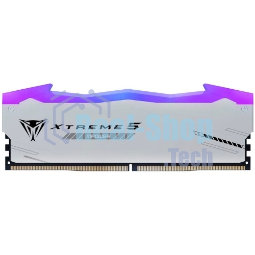 Оперативная память Patriot Viper Xtreme 5, DDR5, 32Gb (2x16Gb), 6400MHz, CL32, DIMM, с радиаторами, RGb, серебристый