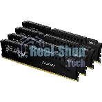 Оперативная память Kingston Fury Beast, DDR5, 128Gb (4x32Gb), 5200MHz, CL40, DIMM, радиатор, черный