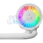 Система жидкостного охлаждения Arctic Cooling Liquid Freezer III Pro 360 ARGB Whte ACFRE00188A белый 120мм алюминий+медь 2500rpm 31db 4-pin