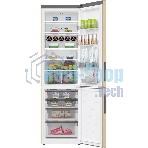 Холодильник Haier C2F637CGGU1 золотистый, двухкамерный, 278/108л, морозилка снизу, No Frost