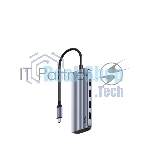 USB-концентратор Cudy UH500, USB Type-C, HDMI + USB-A + USB Type-C port for PD Charging, адаптер/ USB Type-C