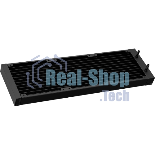 Водяное охлаждение для процессора SAMA Q60 Black (360мм, LED temp., черный, ARGb/Fans: 3x120мм, 86CFM, 30dBA, 2600RPM/Pump height 64мм, 30dBA, 2800RPM, Rad thickness 27мм/S: 1851, 1700, 1200, 20XX, 115X, AM5, AM4)