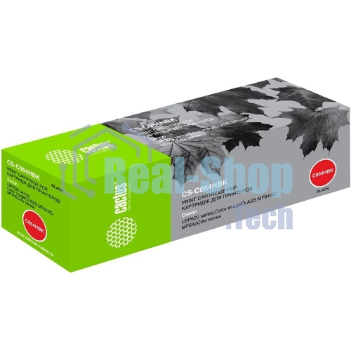 Картридж лазерный Cactus CS-C054HBK черный (3100 стр.) для Canon LBP 621Cw/623Cdw/641Cw/643Cdw