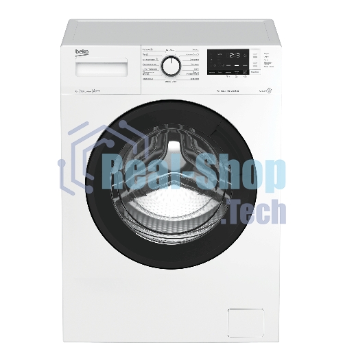 Стиральная машина Beko WSRE8612XAWI белый, загрузка фронтальная 8 кг, 1200 об/мин, класс: А