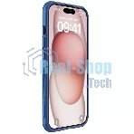 Чехол Super Frosted Shield Pro, синий, (AP IP15)