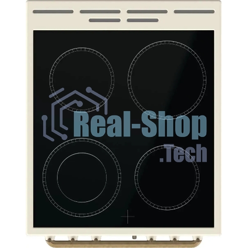 Плита электрическая Gorenje GECS5B70CLI бежевый, конфорок 4 электрических, духовка 70 л, 50 см x 85 см x 59.4 см
