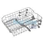 Встраиваемая посудомоечная машина HOMSAIR DW44L-2, серебристый, 44.8 см, 9 компл., 49 дБ, класс A++